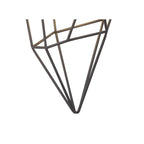 NL71299 Davie Large Pendant Painted Gold & Sand Black