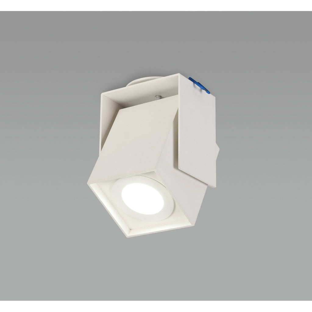 NL73809 Donto Adjustable Square Spot Light Sand White