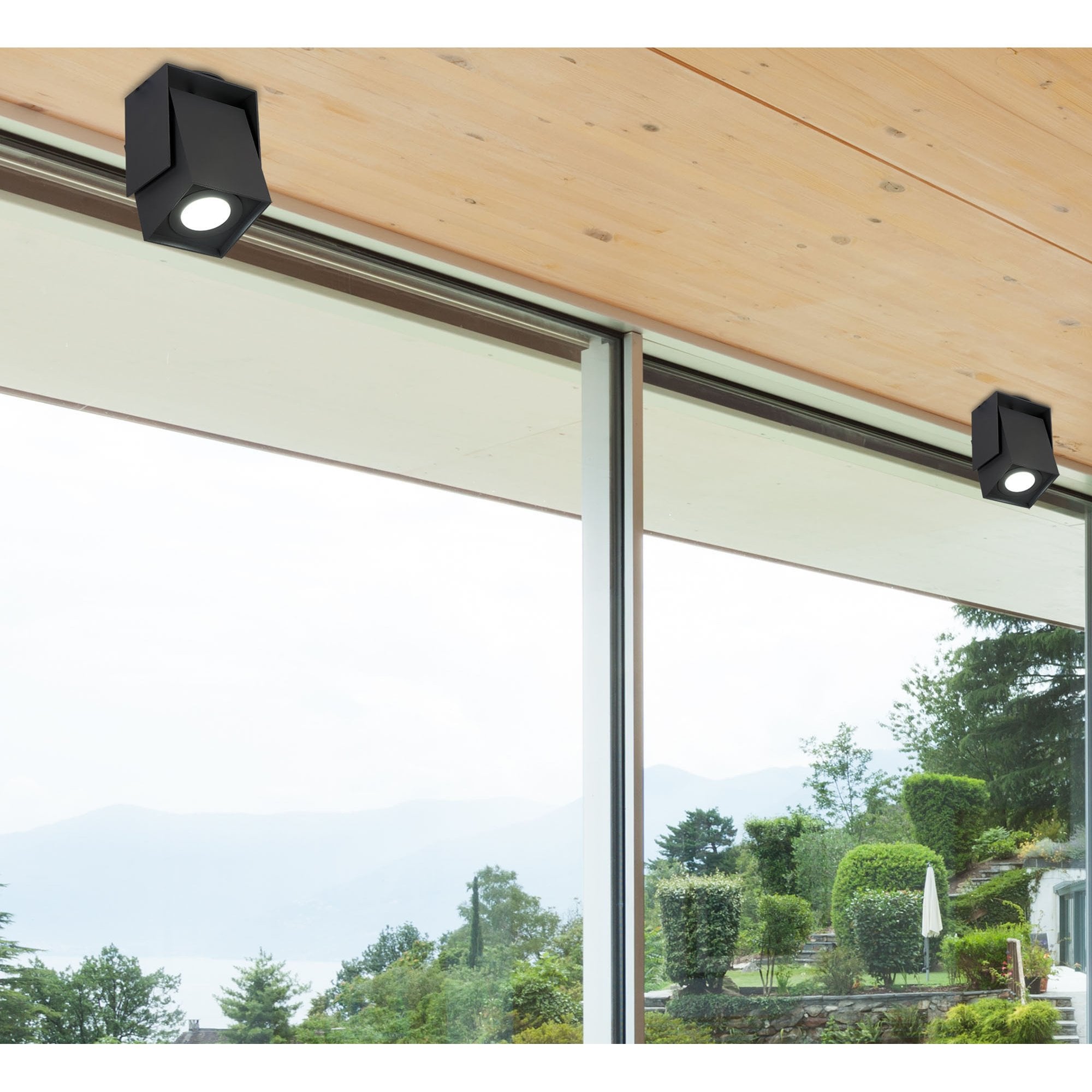 NL73819 Donto Adjustable Square Spot Light Sand Anthracite