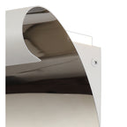 NL73739 Dupe Wall Lamp LED Sand White/Polished Chrome
