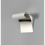 NL73739 Dupe Wall Lamp LED Sand White/Polished Chrome