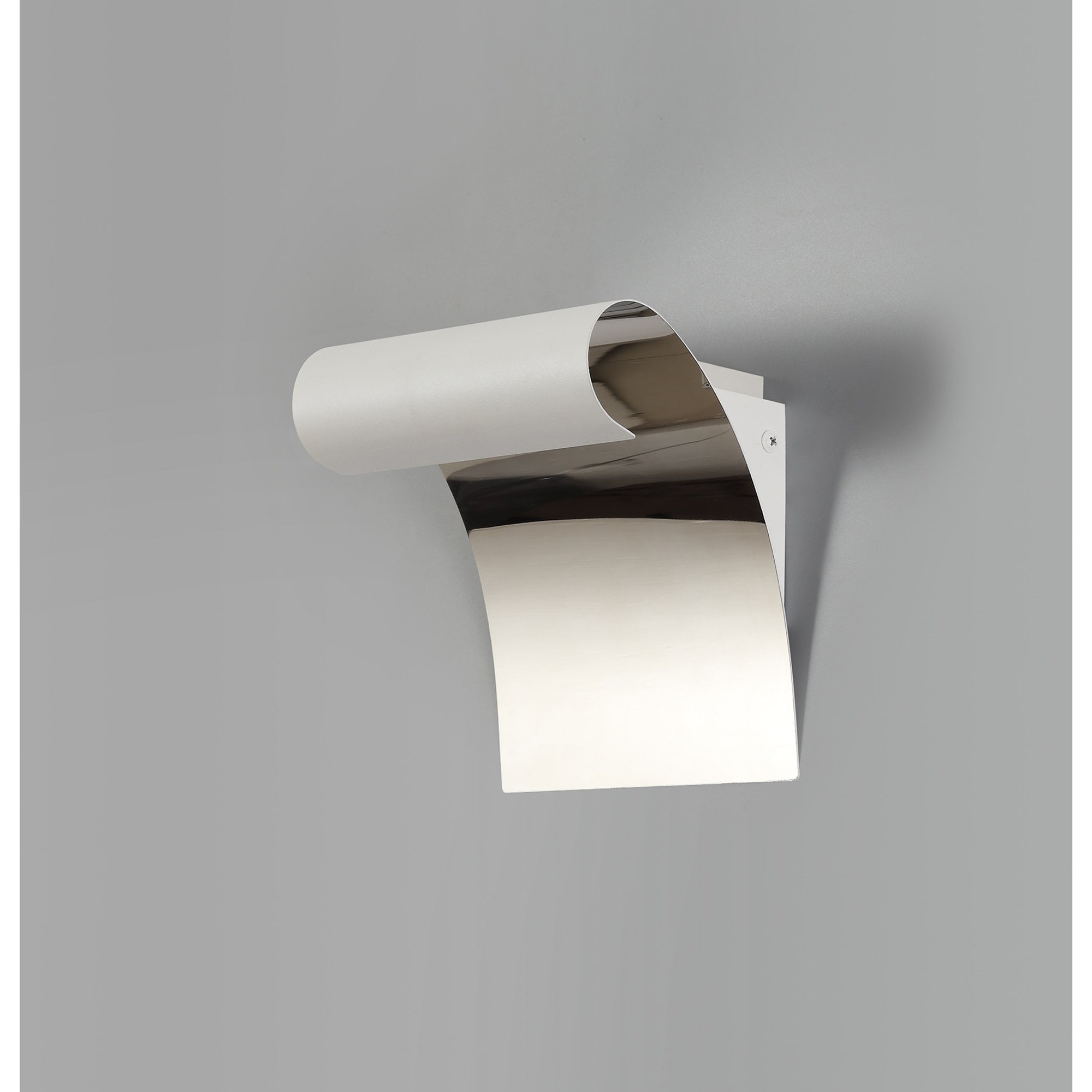 NL73739 Dupe Wall Lamp LED Sand White/Polished Chrome