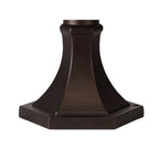 NL75579 Ellen Outdoor Pedestal Lamp 1 Light Antique Bronze/Clear Ripple Glass