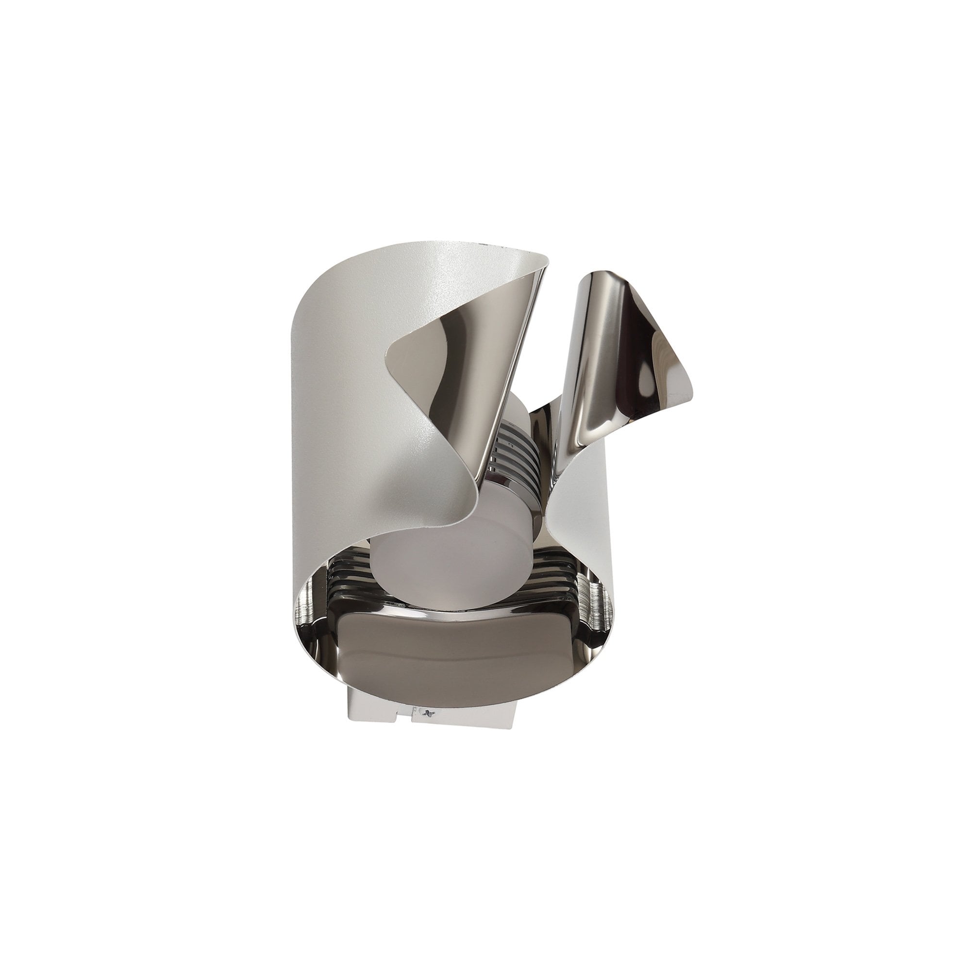 NL73669 Eurika Wall Lamp LED Sand White/Polished Chrome