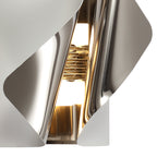 NL73669 Eurika Wall Lamp LED Sand White/Polished Chrome