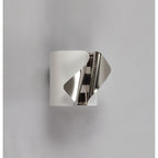 NL73669 Eurika Wall Lamp LED Sand White/Polished Chrome