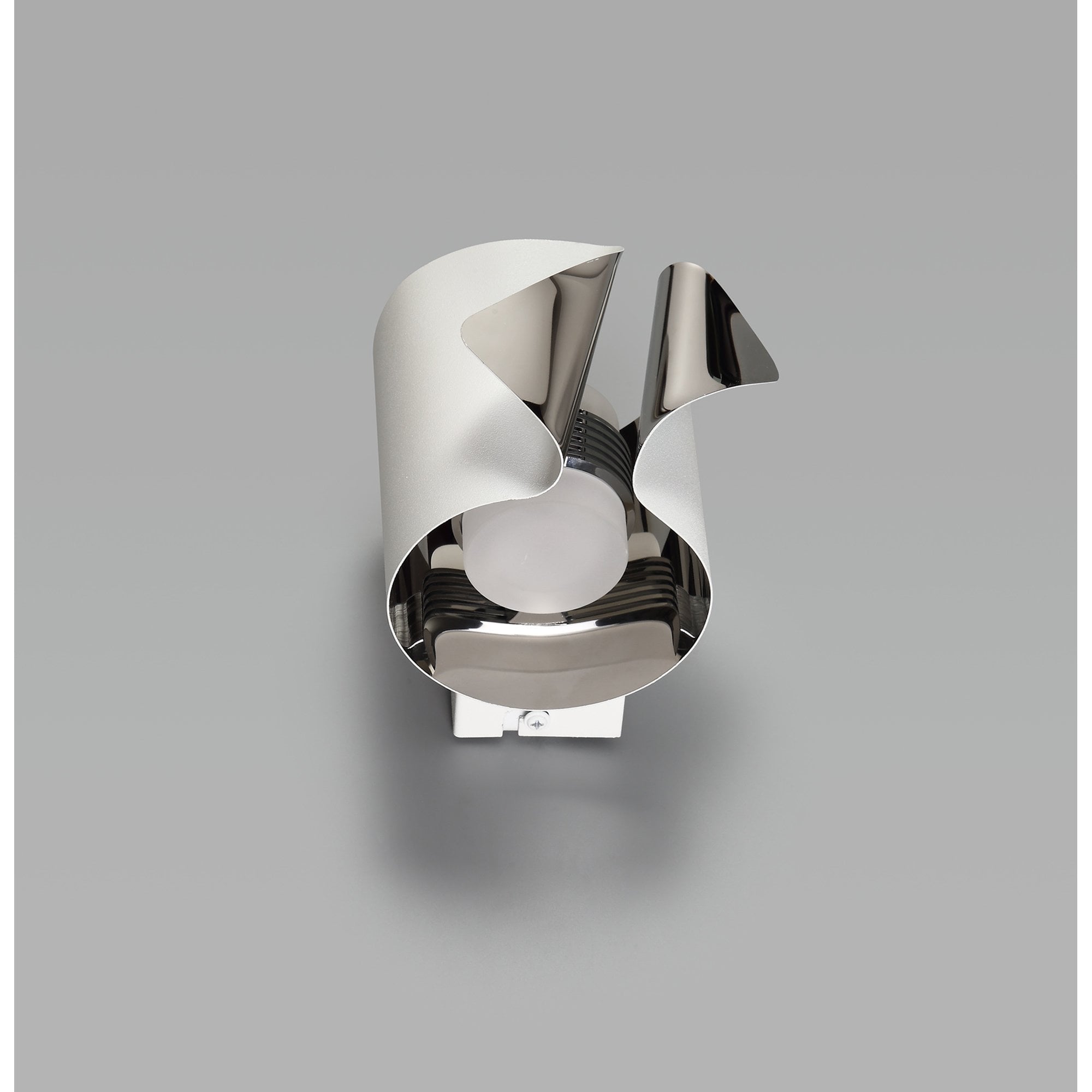 NL73669 Eurika Wall Lamp LED Sand White/Polished Chrome