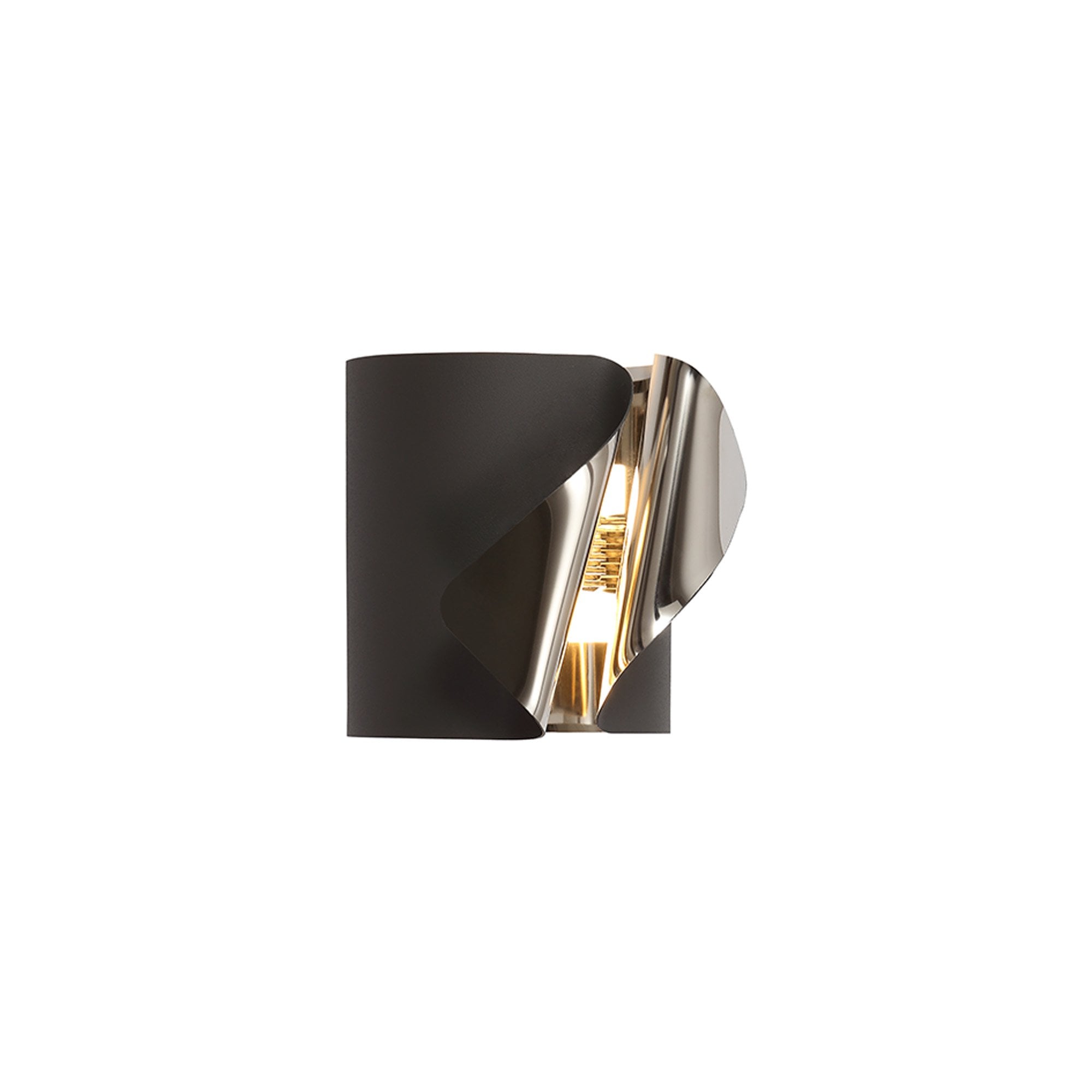 NL73679 Eurika Wall Lamp LED Sand Anthracite/Polished Chrome