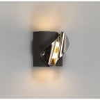 NL73679 Eurika Wall Lamp LED Sand Anthracite/Polished Chrome