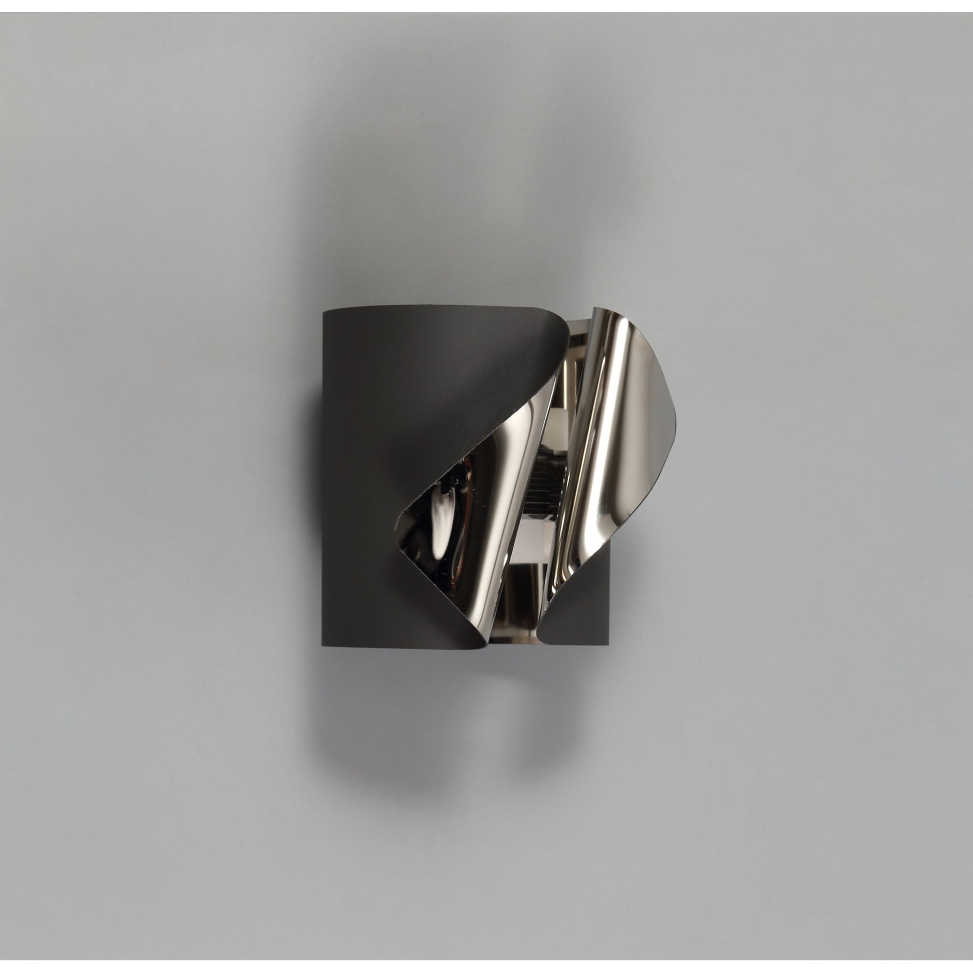 NL73679 Eurika Wall Lamp LED Sand Anthracite/Polished Chrome