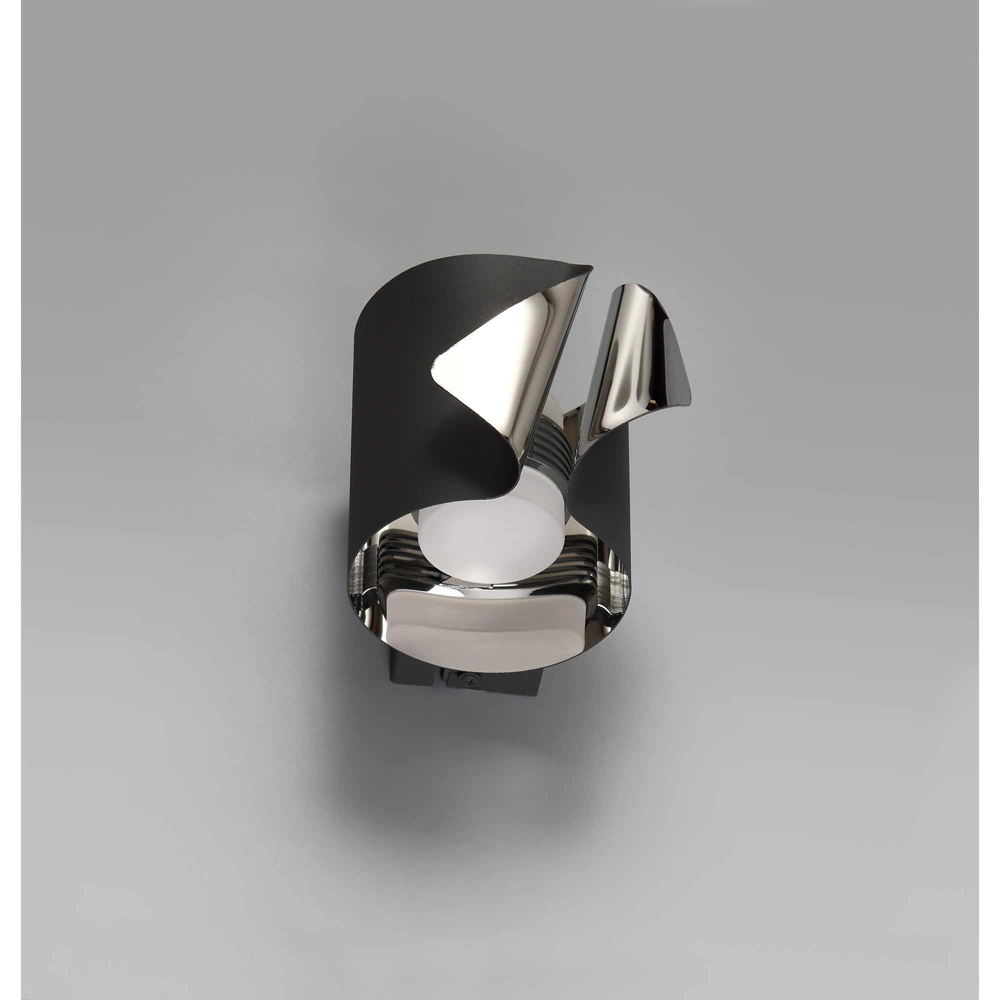 NL73679 Eurika Wall Lamp LED Sand Anthracite/Polished Chrome