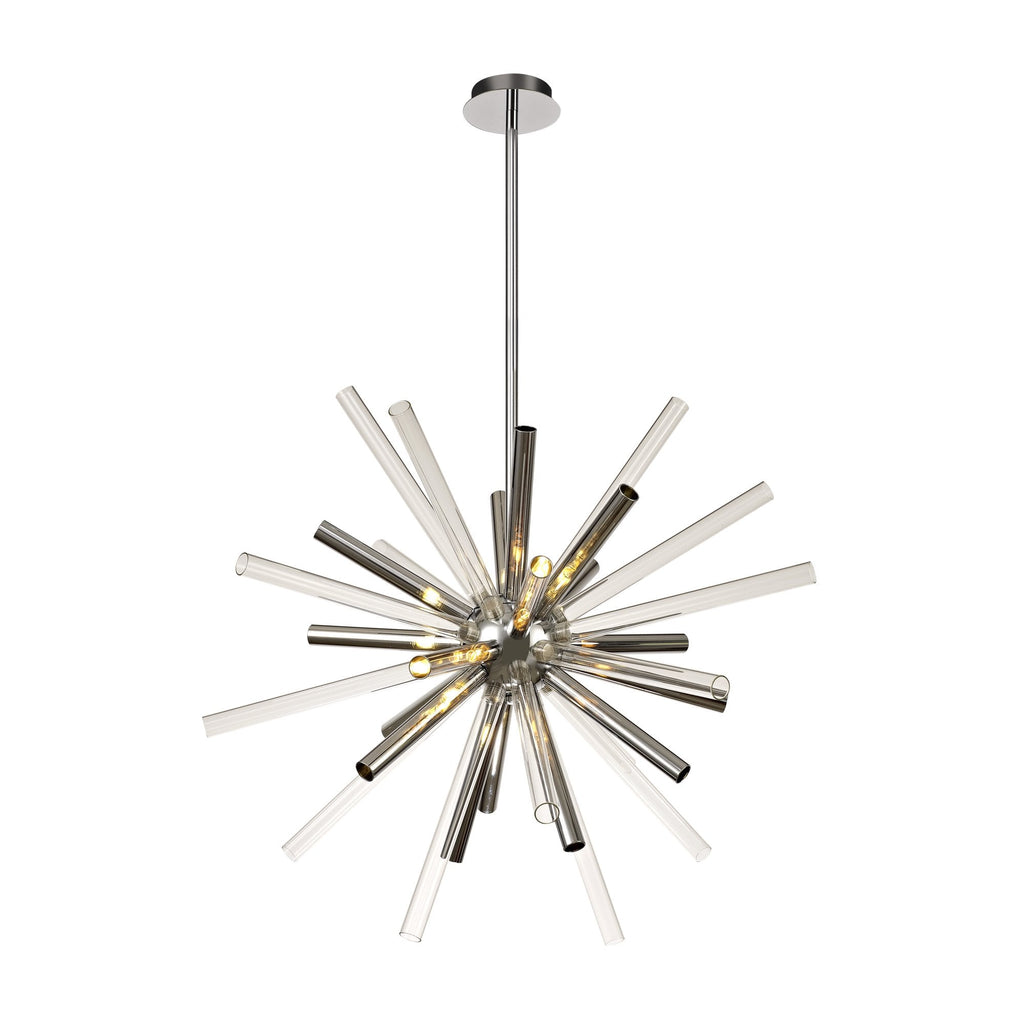 NL74029 Fabbio Pendant 16 Light Clear & Chrome/Polished Chrome