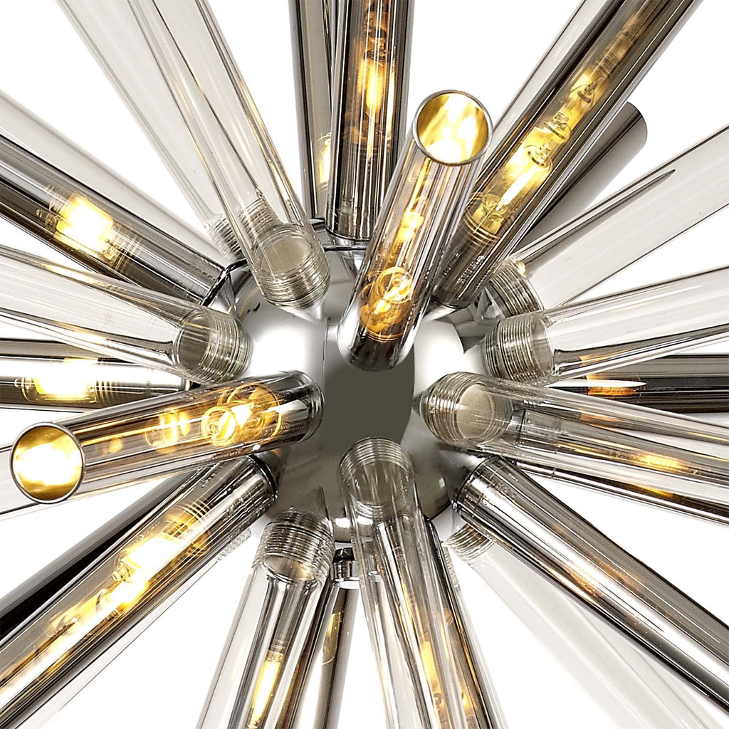NL74029 Fabbio Pendant 16 Light Clear & Chrome/Polished Chrome