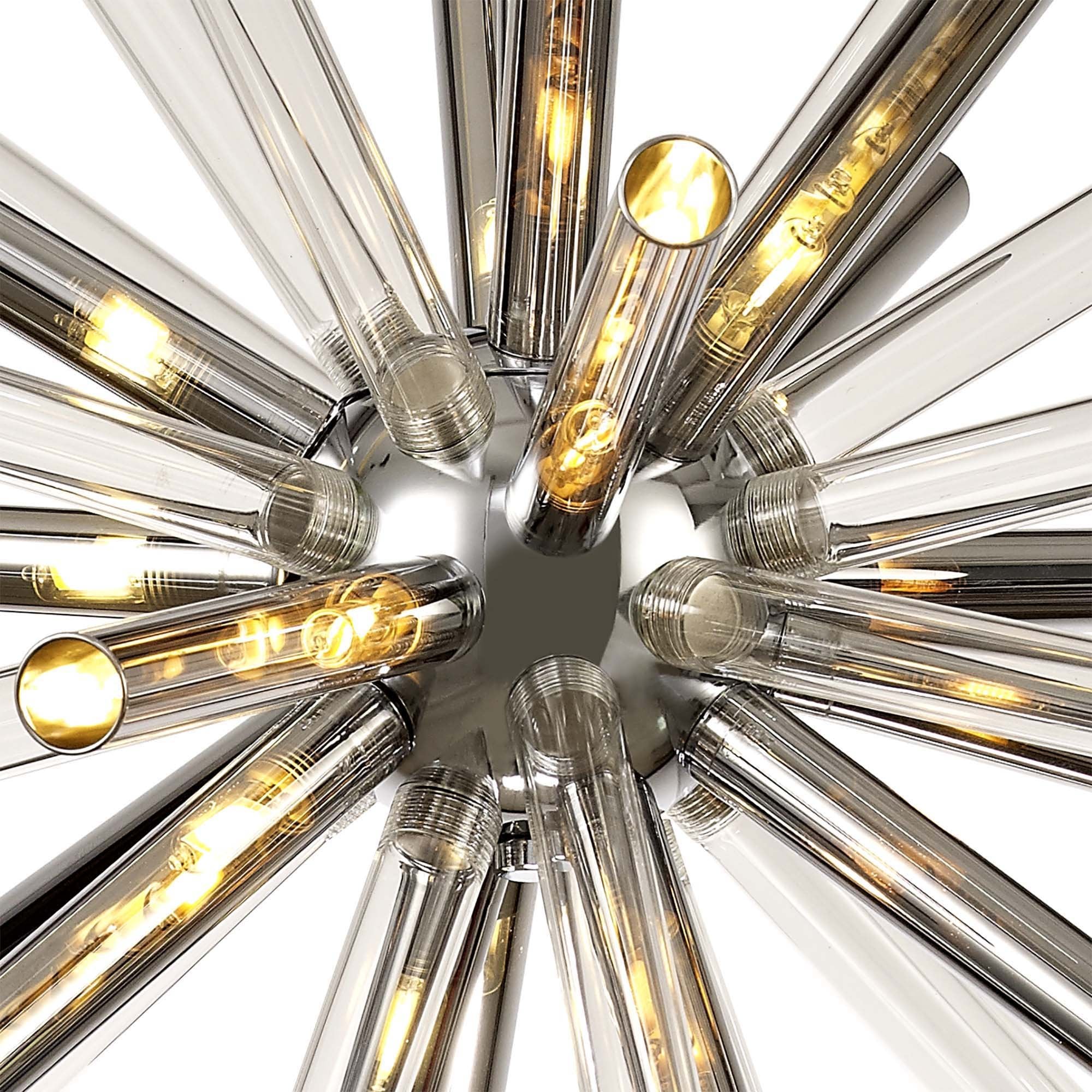 NL74029 Fabbio Pendant 16 Light Clear & Chrome/Polished Chrome
