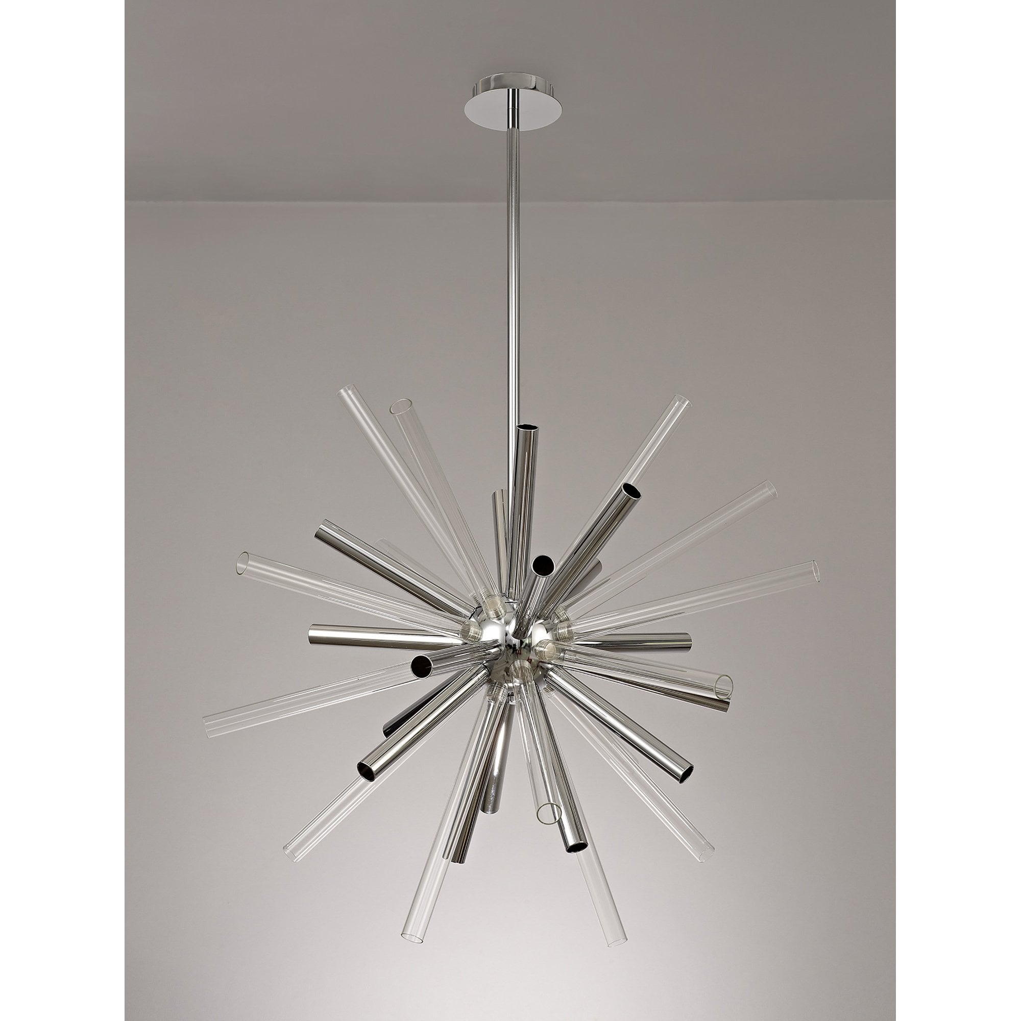 NL74029 Fabbio Pendant 16 Light Clear & Chrome/Polished Chrome