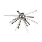 NL74039 Fabbio Semi-Flush 8 Light Clear & Chrome/Polished Chrome
