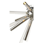 NL74039 Fabbio Semi-Flush 8 Light Clear & Chrome/Polished Chrome