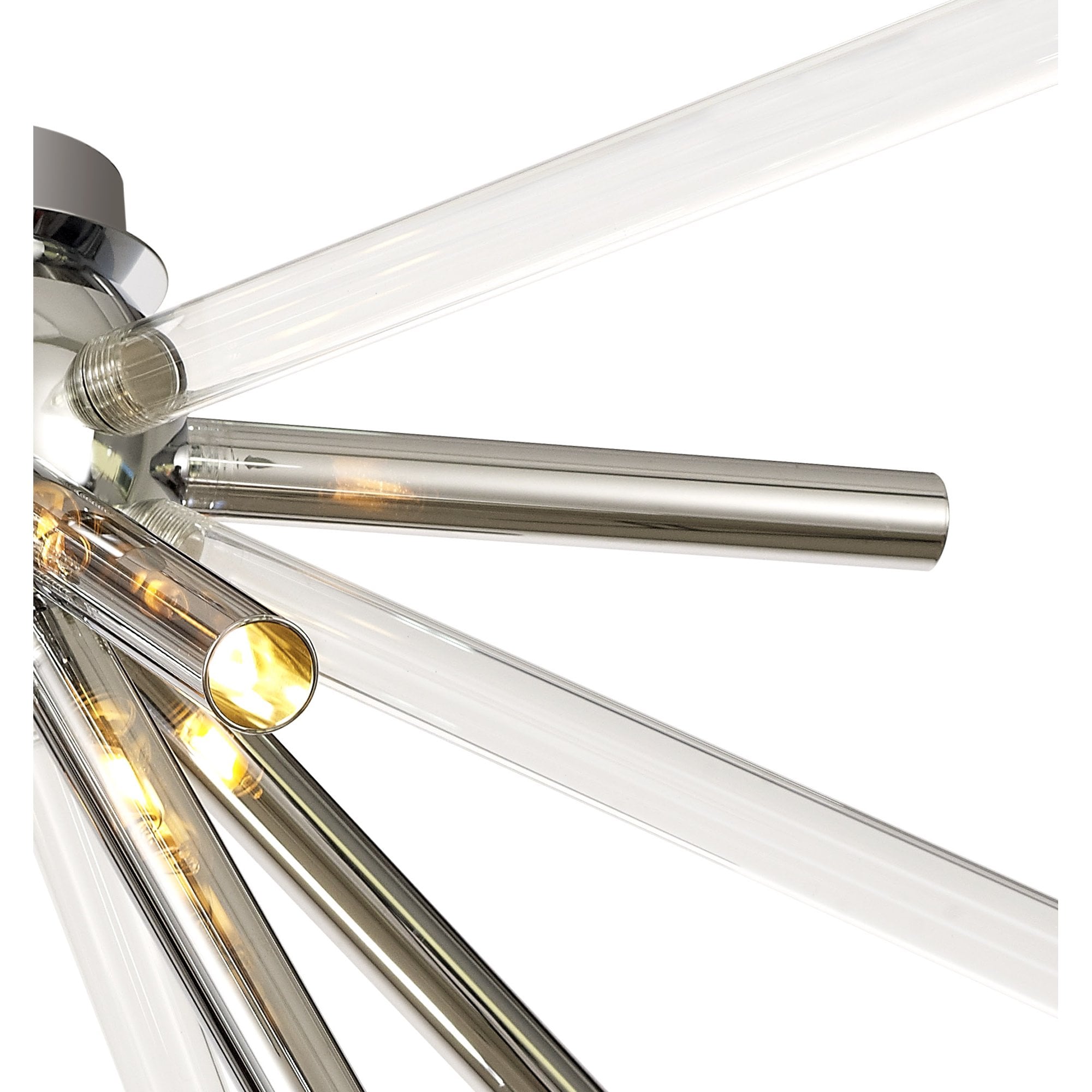 NL74039 Fabbio Semi-Flush 8 Light Clear & Chrome/Polished Chrome