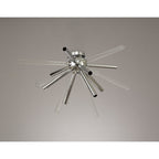 NL74039 Fabbio Semi-Flush 8 Light Clear & Chrome/Polished Chrome