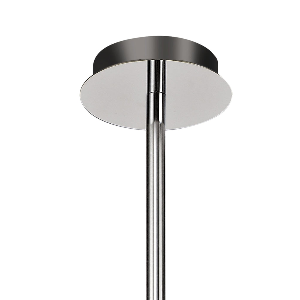 NL80479 Fabbio Pendant 16 Light Smoked & Frosted/Polished Chrome