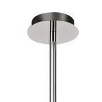NL80479 Fabbio Pendant 16 Light Smoked & Frosted/Polished Chrome