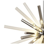 NL80479 Fabbio Pendant 16 Light Smoked & Frosted/Polished Chrome
