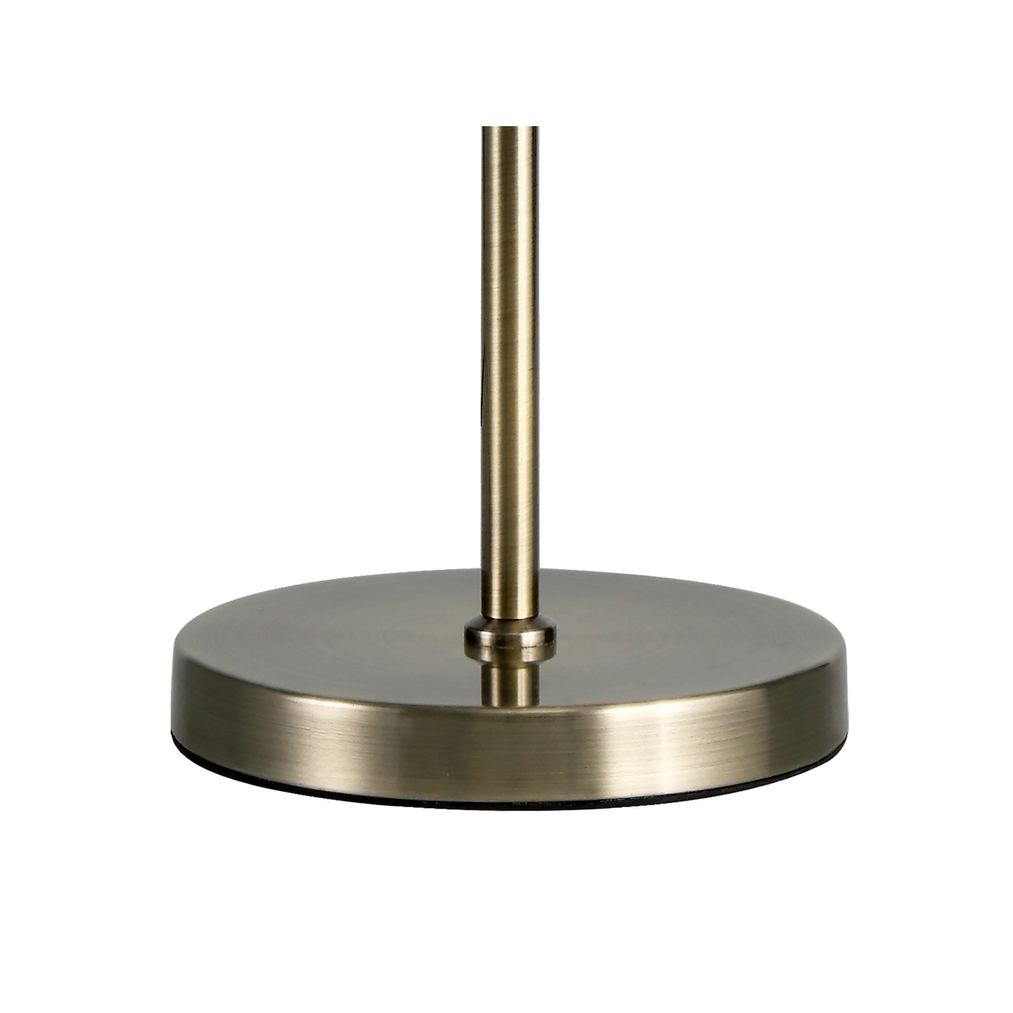NL74469 Farro Table Lamp Antique Brass/Smoked & Amber Glass