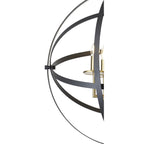 NL83249 Galaxy 6 Light Pendant Black/Gold