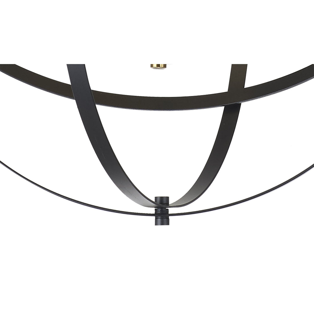 NL83249 Galaxy 6 Light Pendant Black/Gold