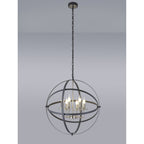 NL83259 Galaxy 6 Light Pendant Anthracite/Satin Nickel