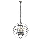 NL83259 Galaxy 6 Light Pendant Anthracite/Satin Nickel