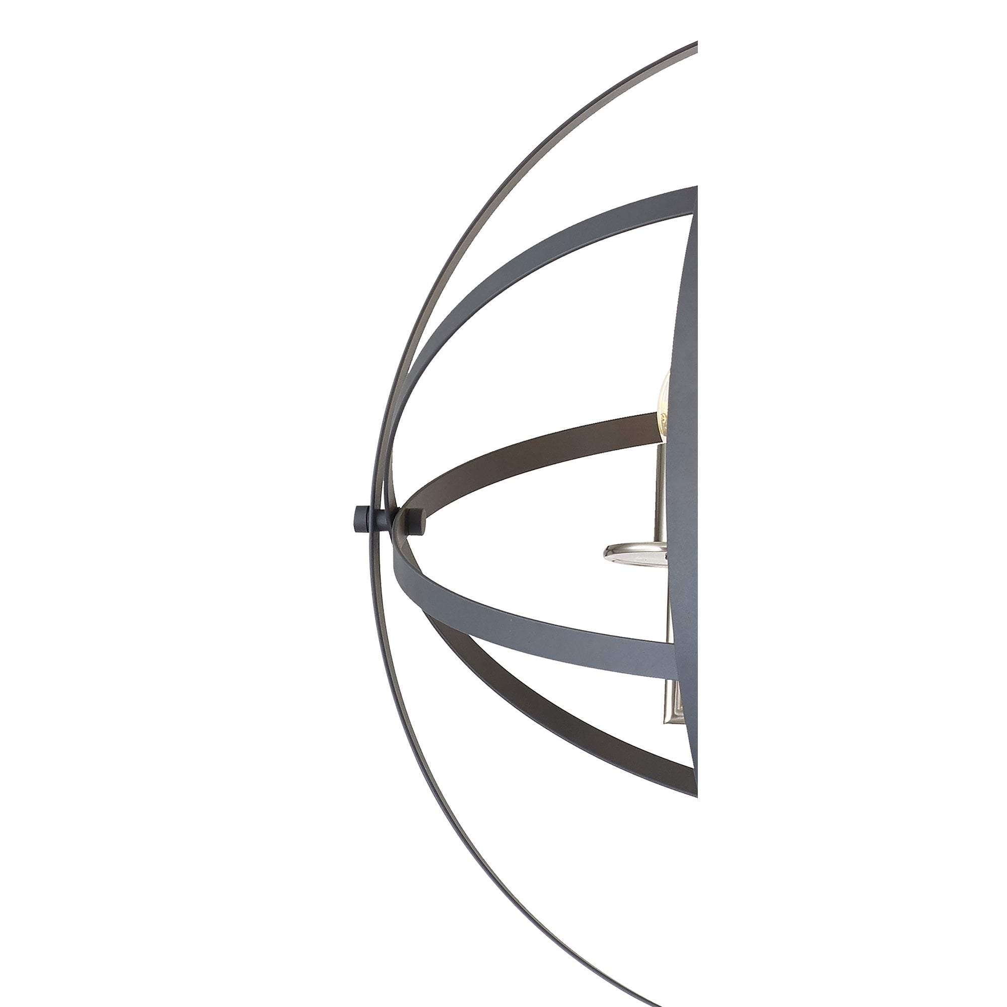 NL83259 Galaxy 6 Light Pendant Anthracite/Satin Nickel