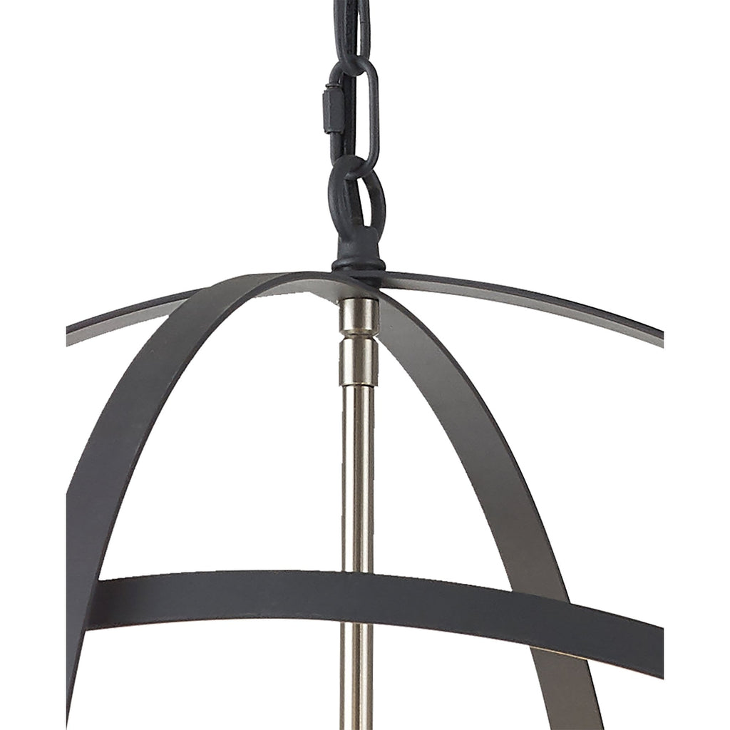 NL83259 Galaxy 6 Light Pendant Anthracite/Satin Nickel