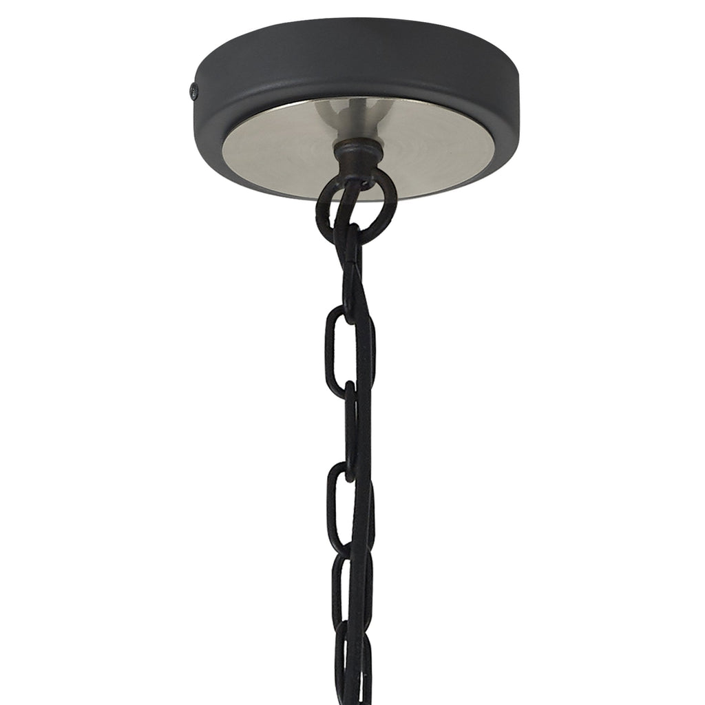 NL83259 Galaxy 6 Light Pendant Anthracite/Satin Nickel