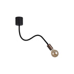 NL76439 Gino Flexible Ceiling 1 Light Satin Black/Brushed Copper