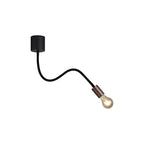 NL76439 Gino Flexible Ceiling 1 Light Satin Black/Brushed Copper