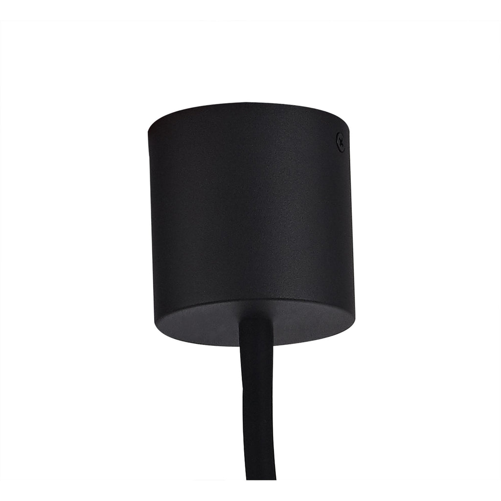 NL76439 Gino Flexible Ceiling 1 Light Satin Black/Brushed Copper