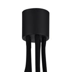 NL76469 Gino Flexible Ceiling 5 Light Satin Black/Brushed Copper