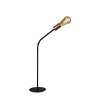 NL76489 Gino Flexible Table Lamp 1 Light Satin Black/Brushed Copper