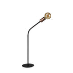 NL76489 Gino Flexible Table Lamp 1 Light Satin Black/Brushed Copper