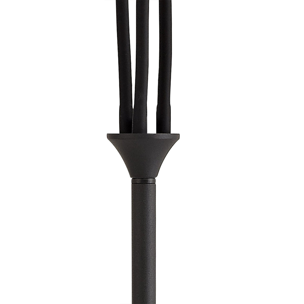 NL76499 Gino Flexible Floor Lamp 3 Light Satin Black/Brushed Copper
