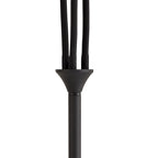 NL76499 Gino Flexible Floor Lamp 3 Light Satin Black/Brushed Copper