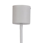 NL76509 Gino Flexible Ceiling 1 Light Satin White/Satin Nickel