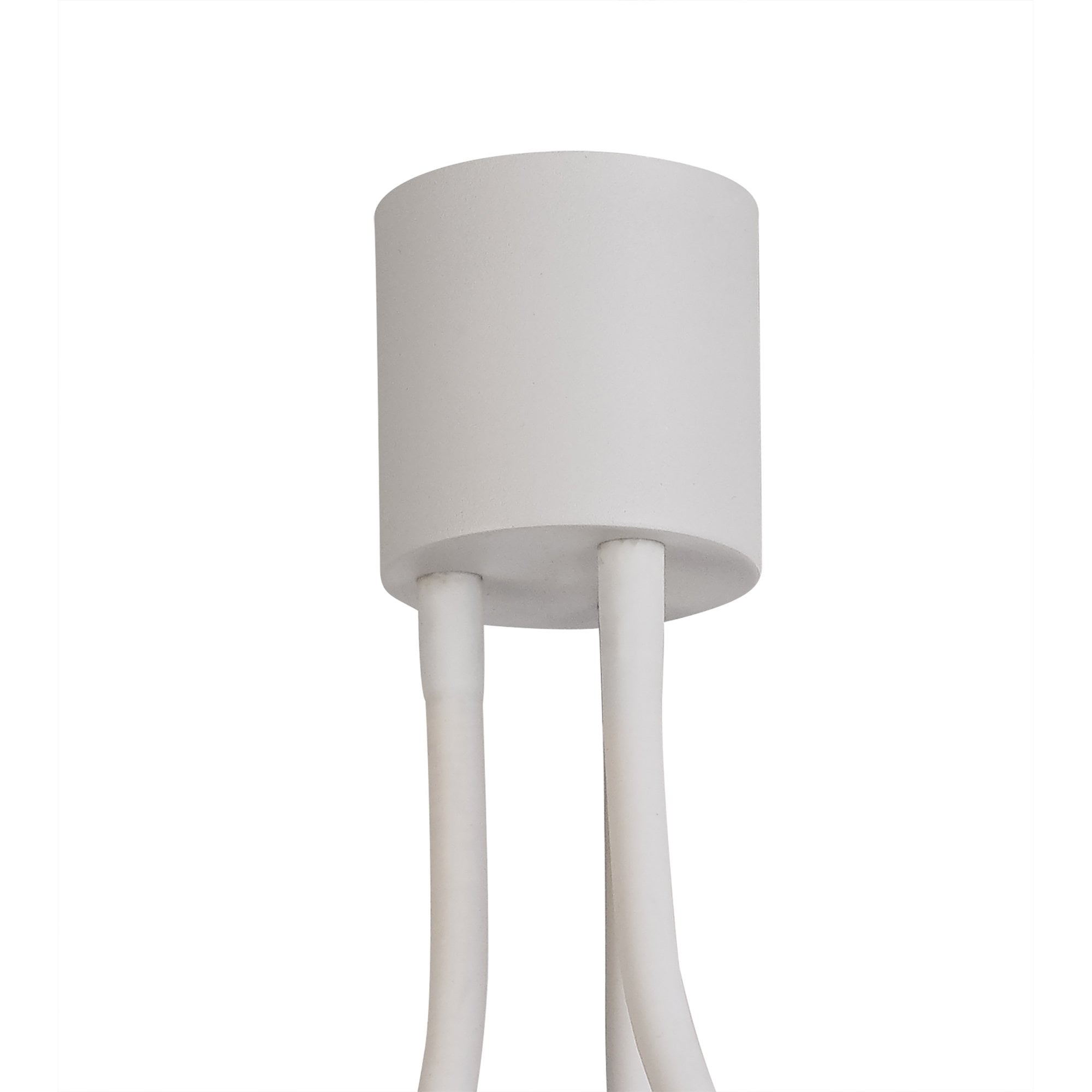 NL76529 Gino Flexible Ceiling 3 Light Satin White/Satin Nickel