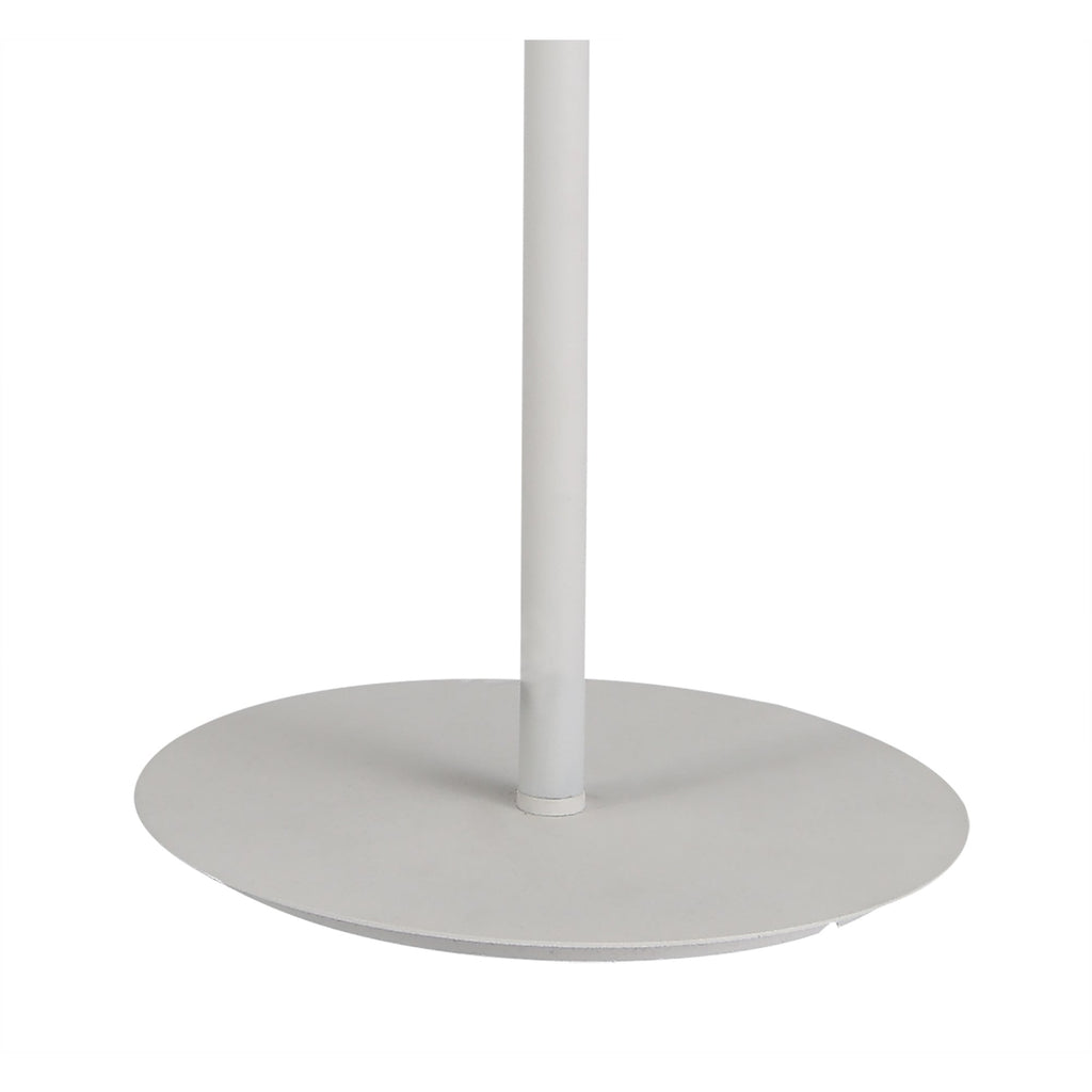 NL76559 Gino Flexible Table Lamp 1 Light Satin White/Satin Nickel