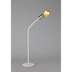 NL76559 Gino Flexible Table Lamp 1 Light Satin White/Satin Nickel