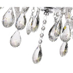 NL74209 Glastonbury Chandelier Pendant 6 Light Polished Chrome/Clear Glass/Crystal