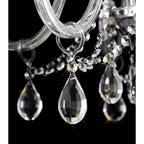 NL74209 Glastonbury Chandelier Pendant 6 Light Polished Chrome/Clear Glass/Crystal