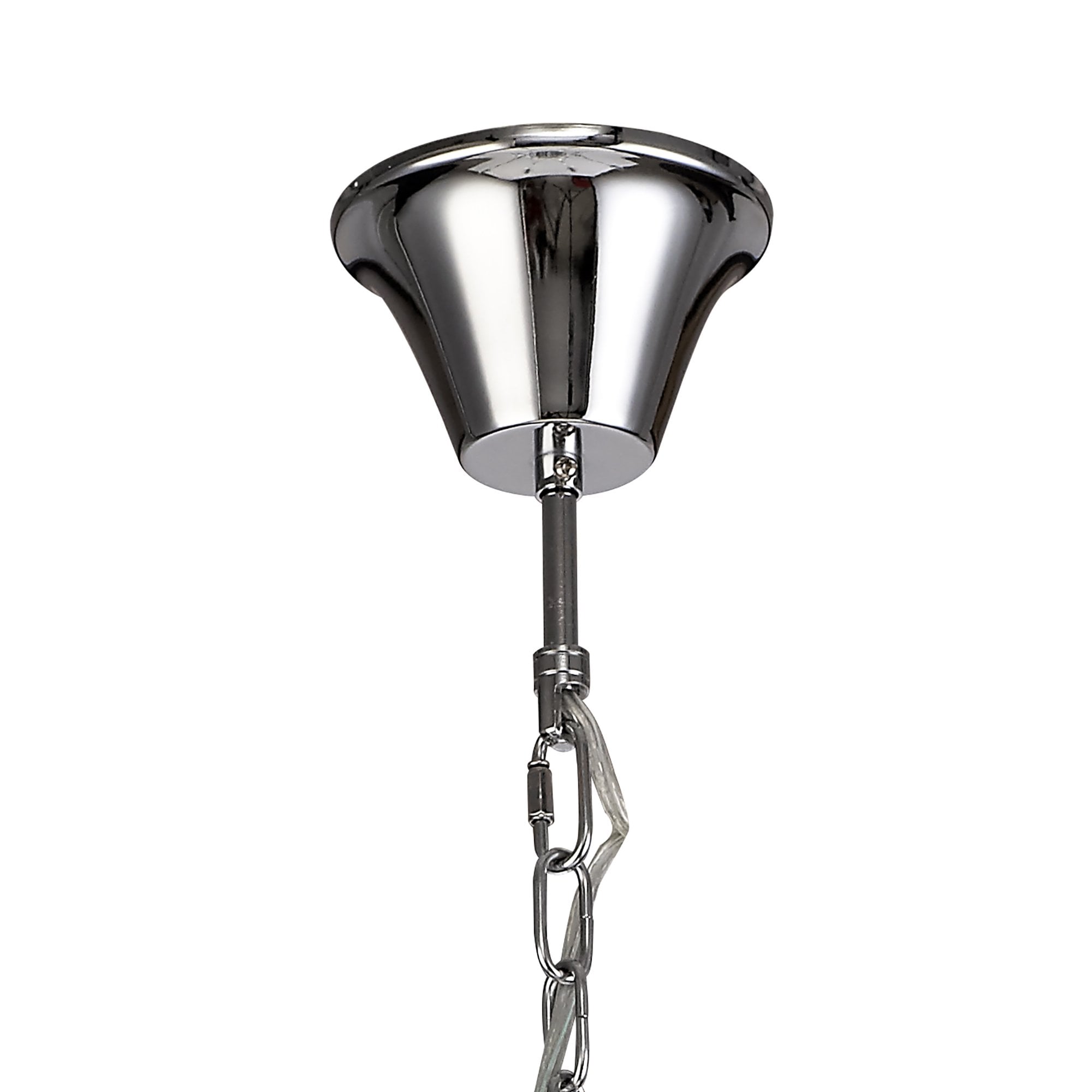 NL74219 Glastonbury Chandelier Pendant 8 Light Polished Chrome/Clear Glass/Crystal