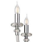 NL74219 Glastonbury Chandelier Pendant 8 Light Polished Chrome/Clear Glass/Crystal